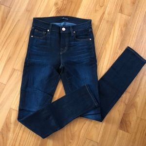 J brand high waist skinny jeans in covert